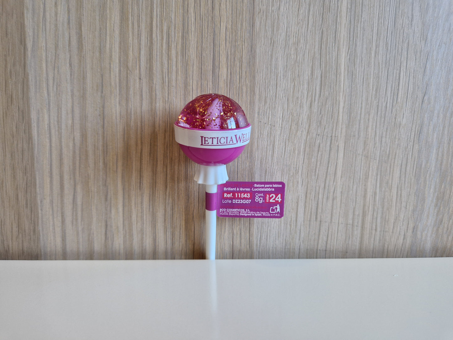 LIP GLOSS GLITTER CHUPA CHUPS DE LETICIA WELL