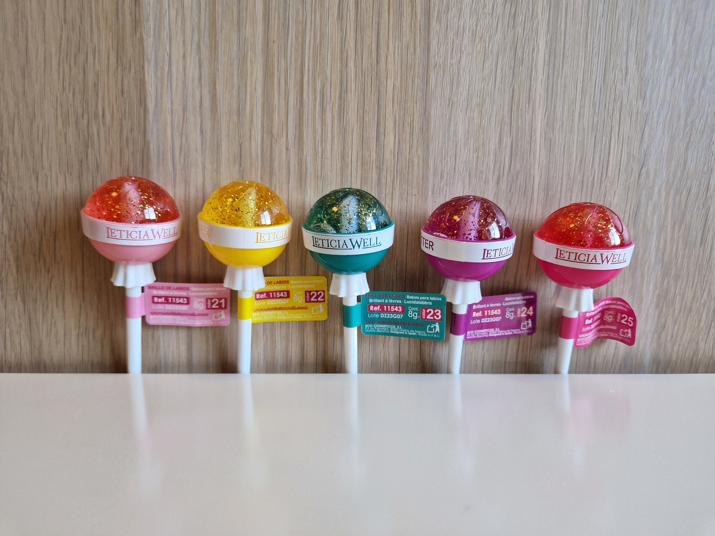 LIP GLOSS GLITTER CHUPA CHUPS DE LETICIA WELL