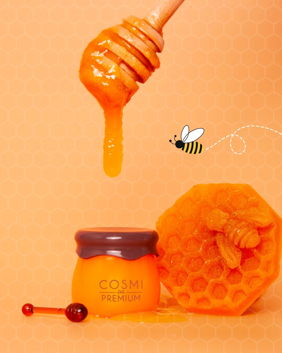 MASCARILLA DE LABIOS CON M IEL DE COSMI PREMIUM