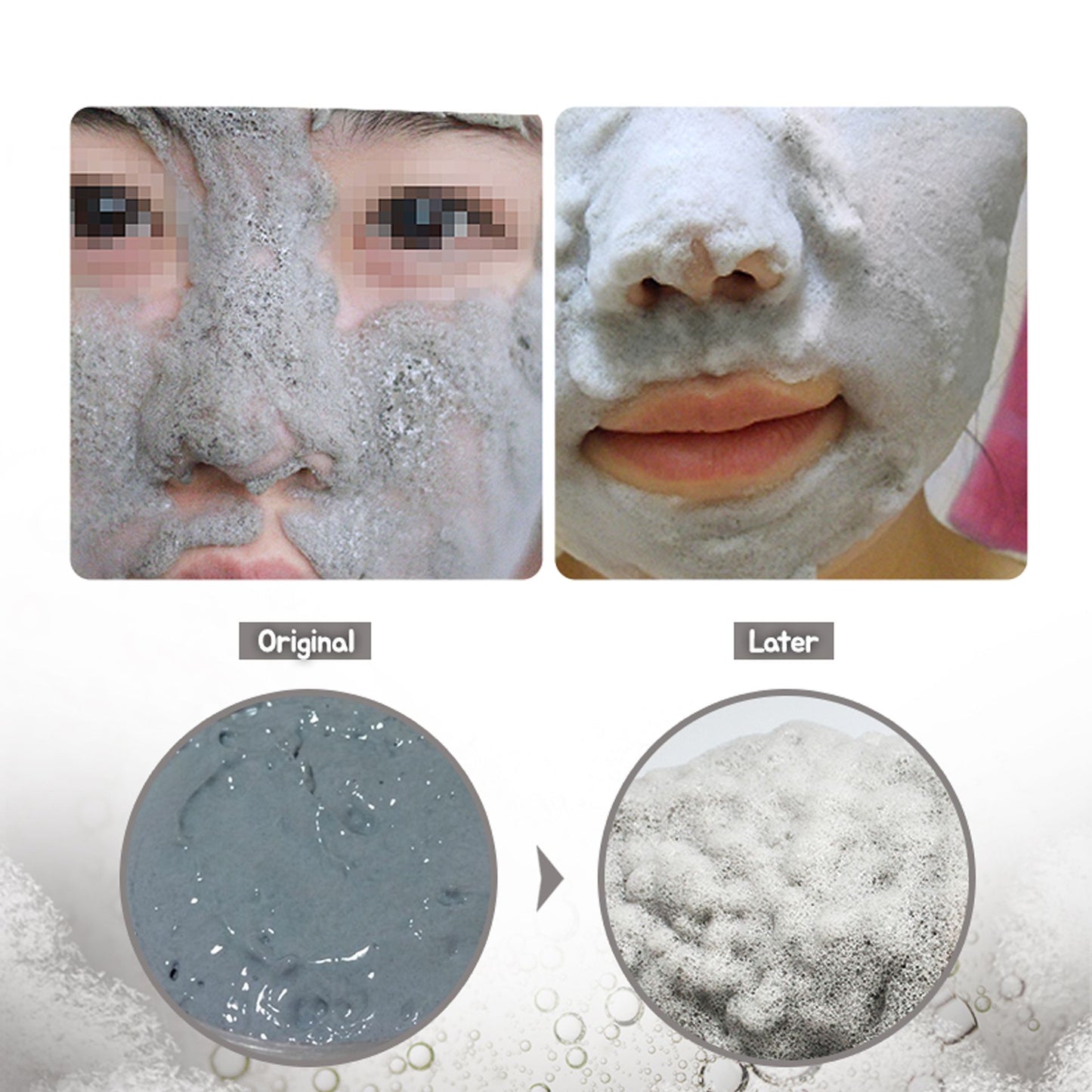 MASCARILLA FACIAL A BASE DE ARCILLA CARBONATADA PARA PIELES CON PROBLEMAS DE ACNÉ DE ELIZAVECCA