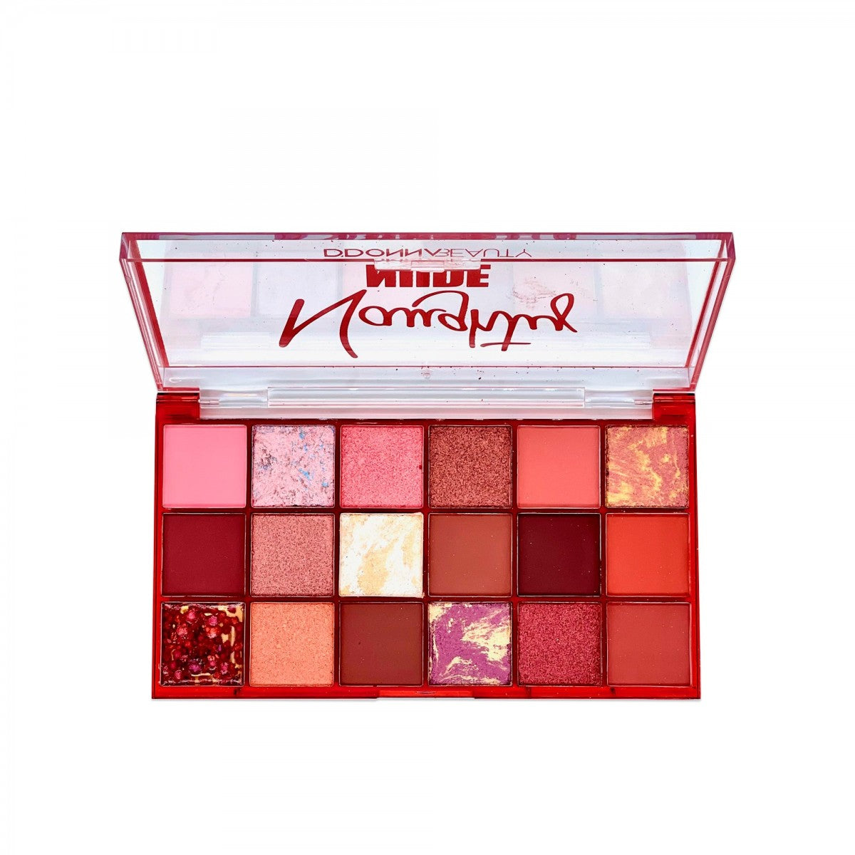 PALETA DE SOMBRAS TONOS ROJIZOS DE DONNA