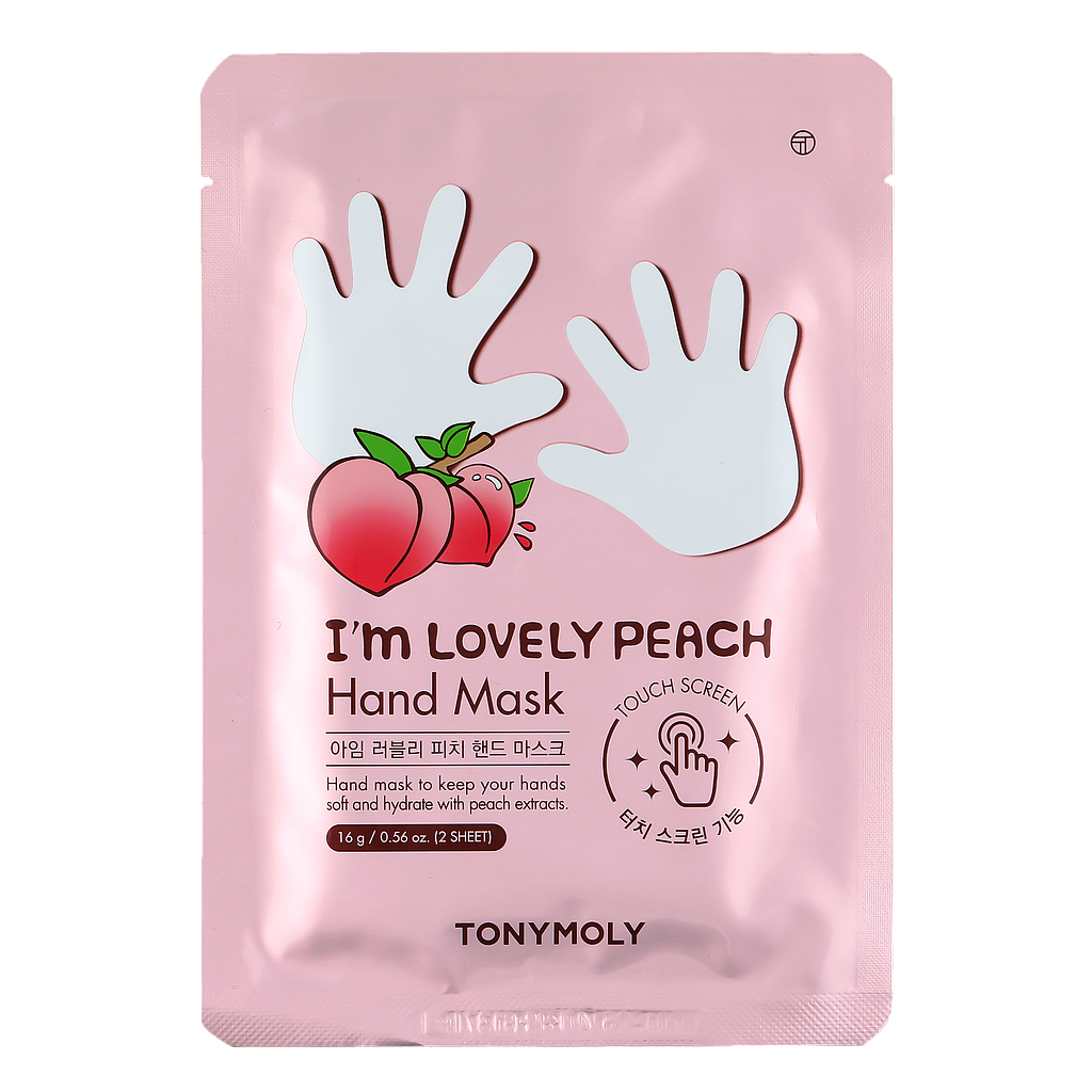 MASCARILLA DE MANOS AROMA MELOCOTÓN DE TONYMOLY