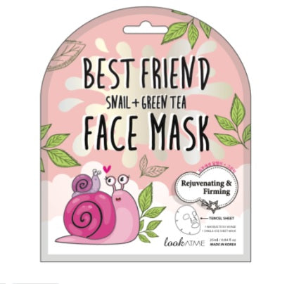 MASCARILLA FACIAL REJUVENECEDORA CON BABA DE CARACOL DE LA MARCA COREANA LOOKATME