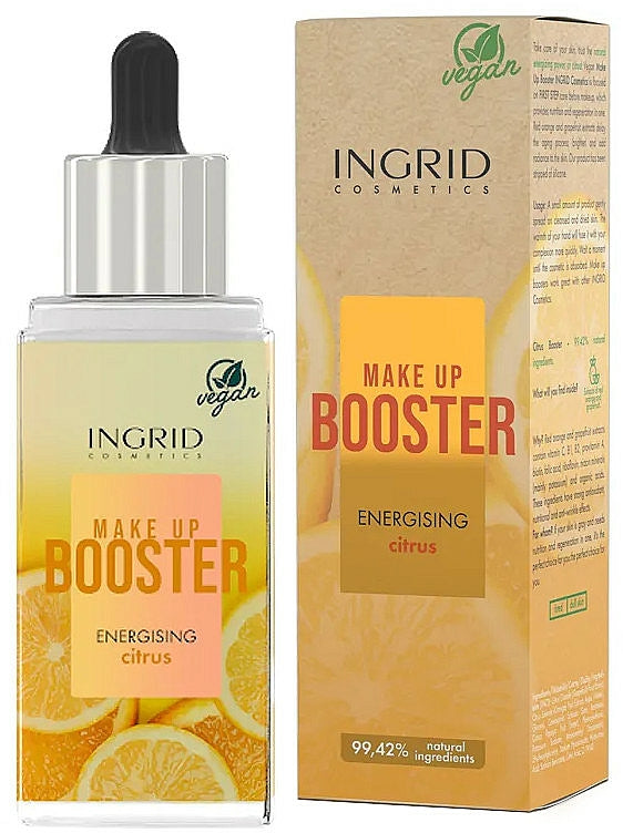 POTENCIADOR DE MAQUILLAJE ENERGIZANTE CÍTRICO DE INGRID COSMETICS